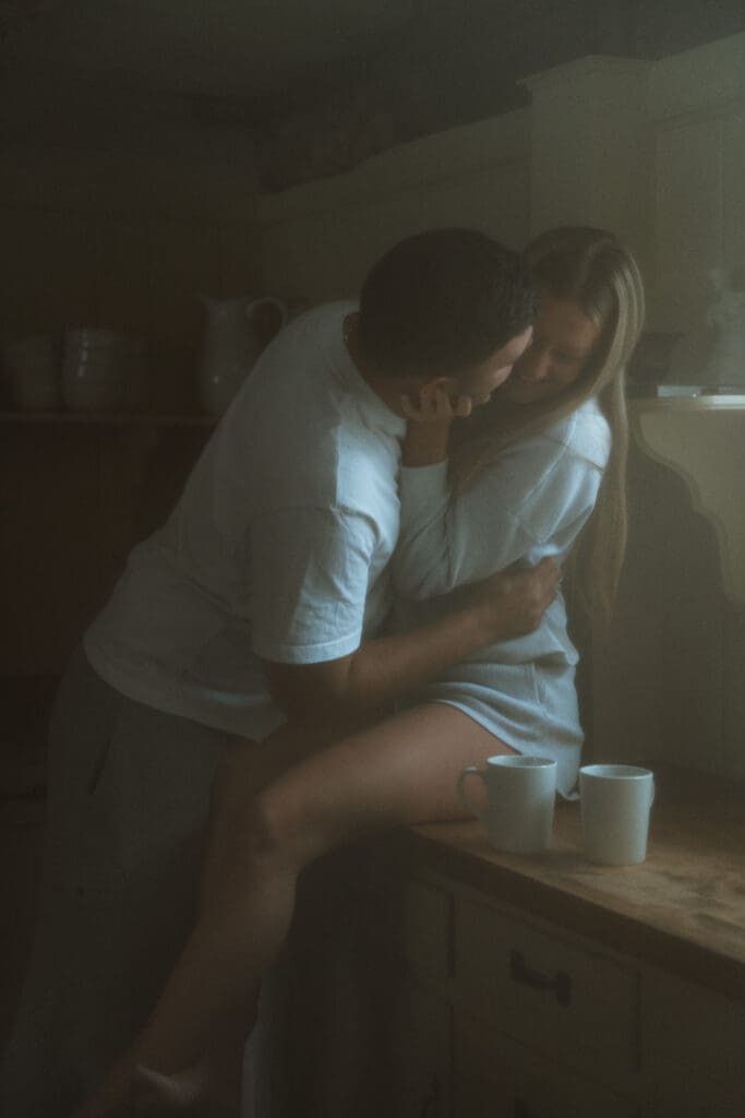 A Catskills winter elopements with Colton and Alexa while sharing a private vow exchange