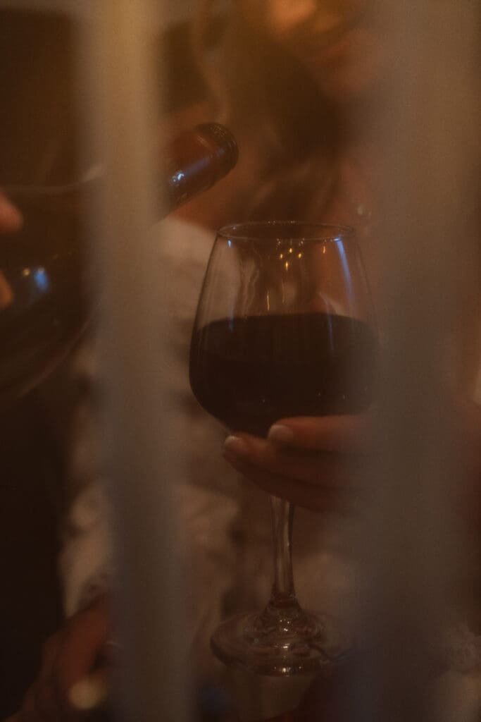 A Catskills winter elopements with Colton and Alexa while sharing a private vow exchange