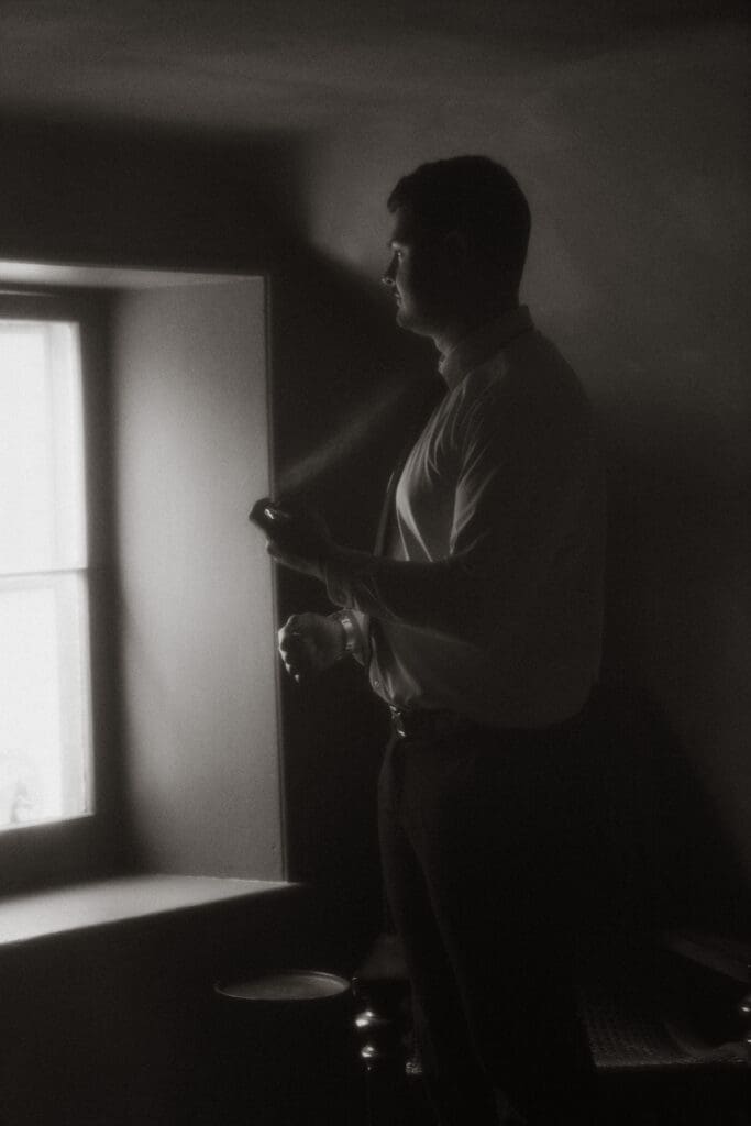 A Catskills winter elopements with Colton and Alexa while sharing a private vow exchange