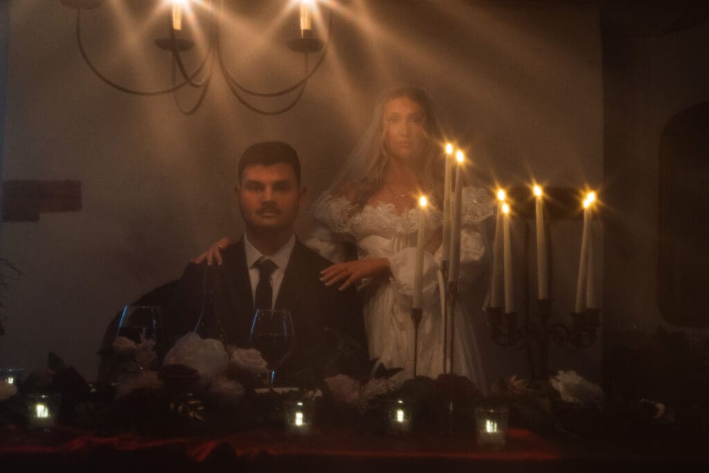 A Catskills winter elopements with Colton and Alexa while sharing a private vow exchange