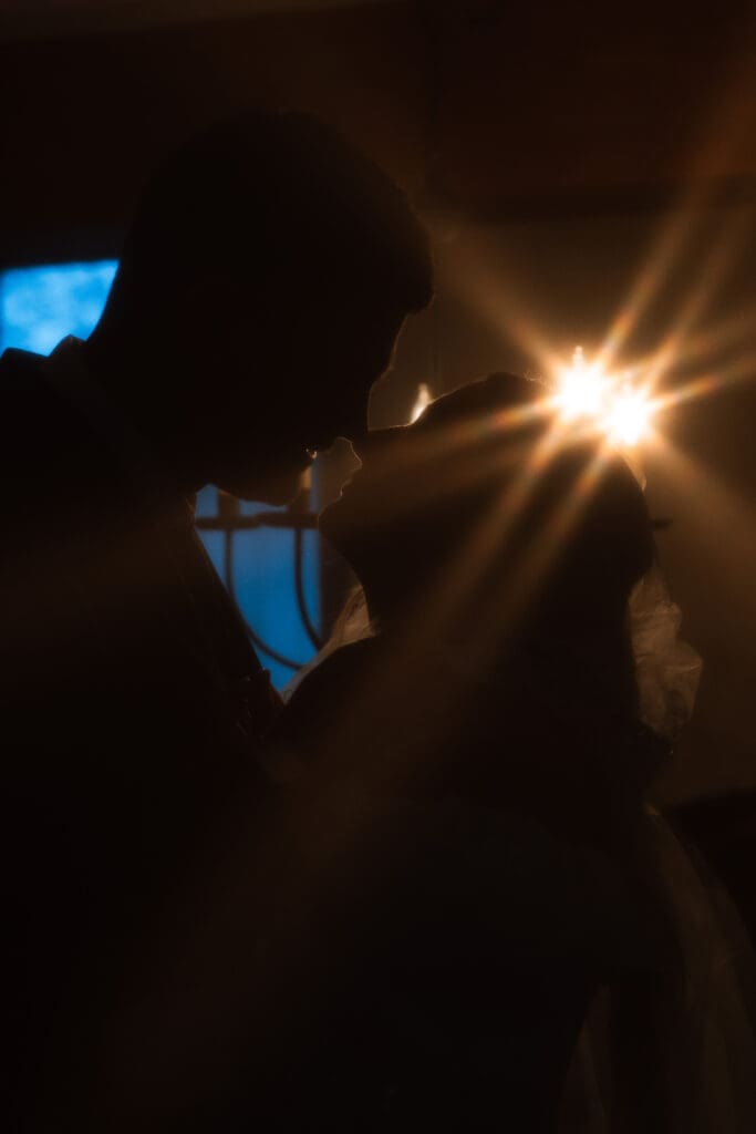 A Catskills winter elopements with Colton and Alexa while sharing a private vow exchange